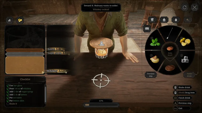 Скриншот 1 к игре Saloon Simulator