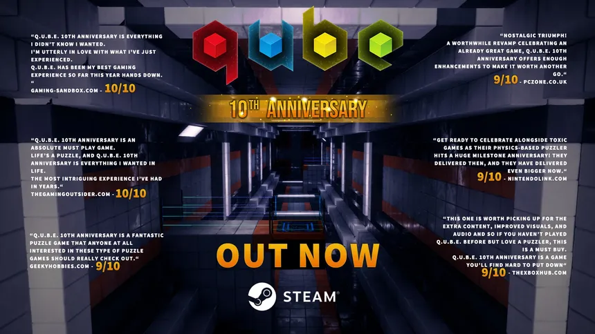 Скриншот 1 к игре Q.U.B.E. 10th Anniversary
