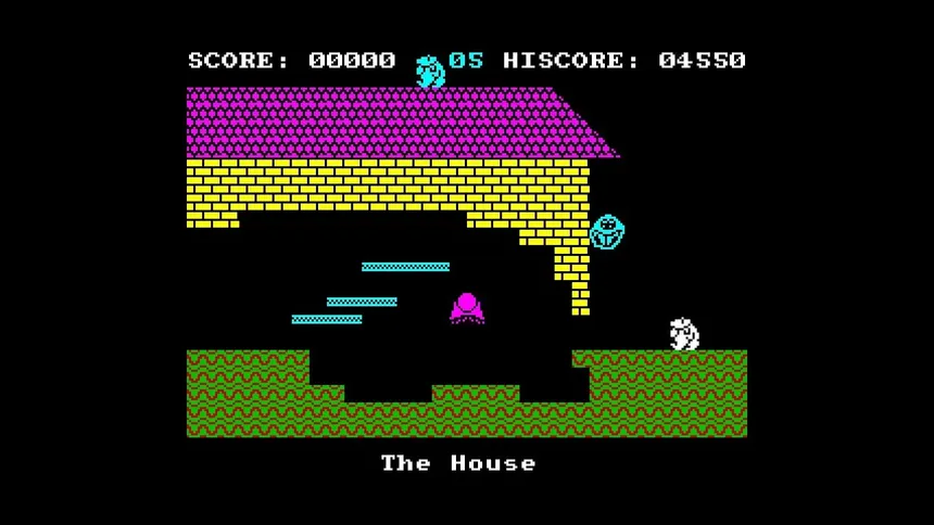 Скриншот 1 к игре Monty on the Run (CPC/Spectrum)
