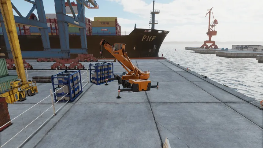 Скриншот 1 к игре Crane Logistics Simulator