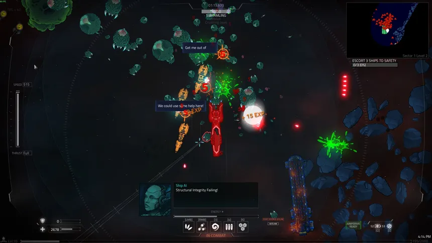 Скриншот 2 к игре COSMICSTRIKE - The last Sub Sector