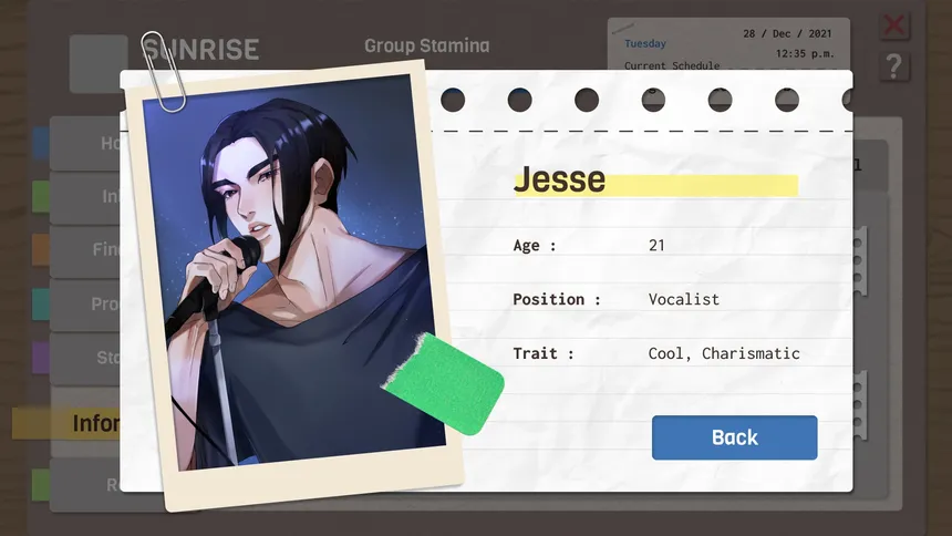 Скриншот 2 к игре K-Pop & Rock Band Manager