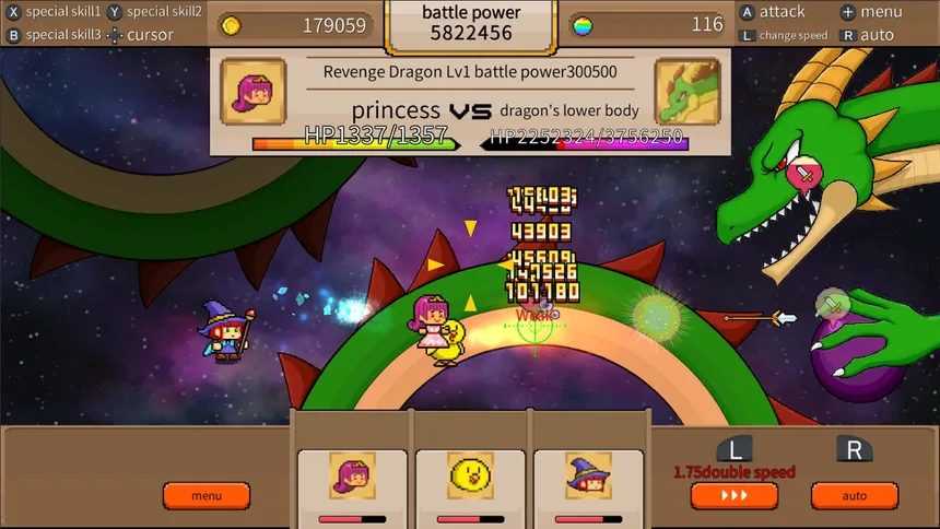 Скриншот 2 к игре ゆうしゃvsドラゴン