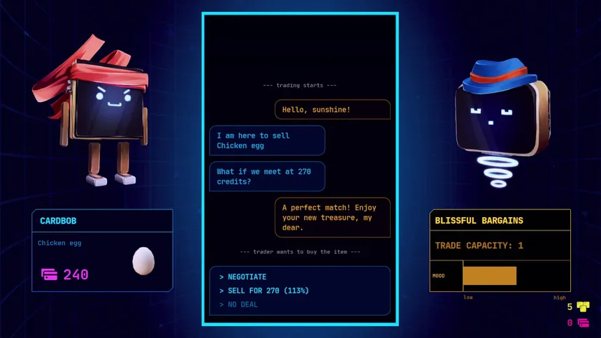 Скриншот 1 к игре Cardbob