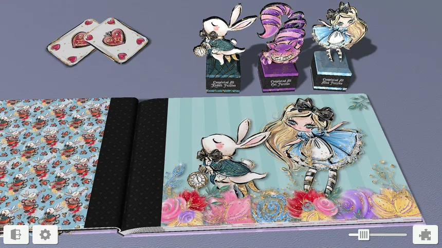 Скриншот 1 к игре Alice in Wonderland Jigsaw Puzzle