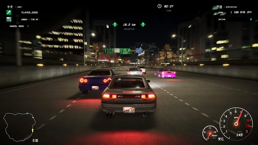 Скриншот 1 к игре Kanjozoku Game レーサー Online Street Racing & Drift