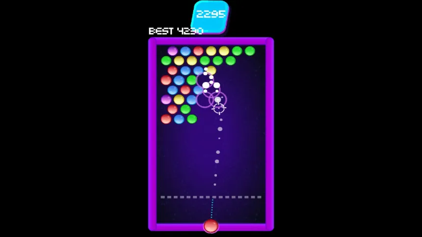 Скриншот 1 к игре Minimal Bubble Pop