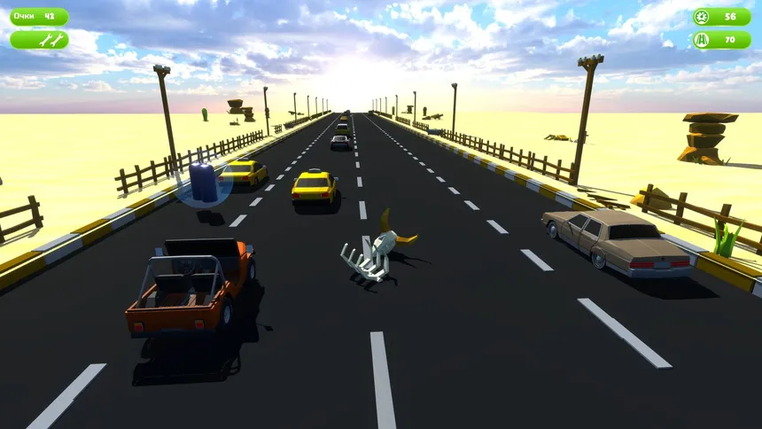 Скриншот 1 к игре Crazy Traffic Racer