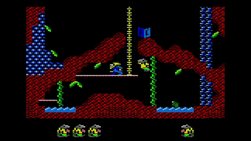 Скриншот 4 к игре Auf Wiedersehen Monty (CPC/Spectrum)