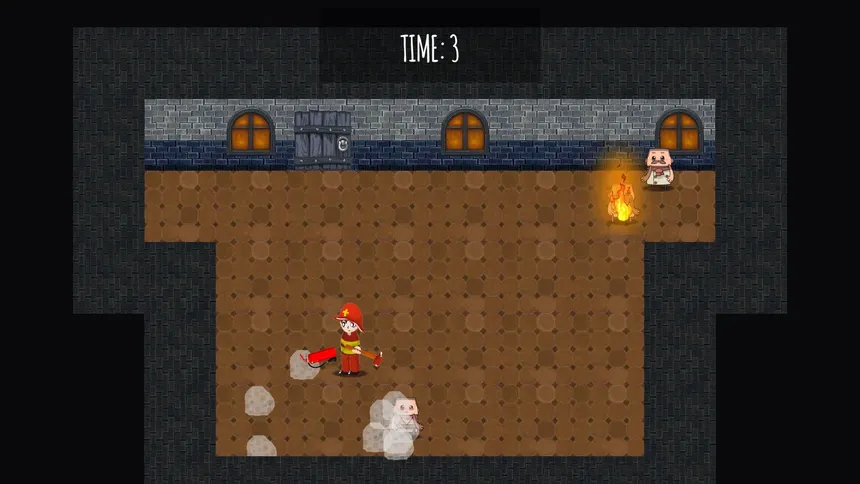 Скриншот 1 к игре Agile firefighter