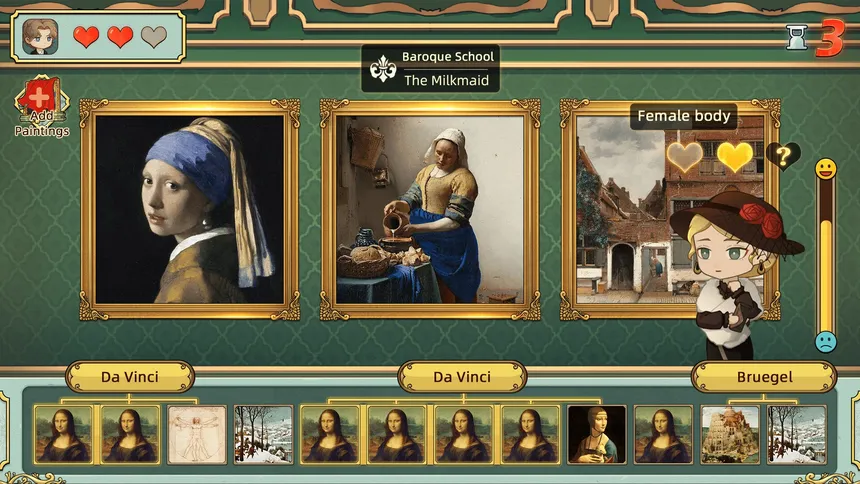 Скриншот 4 к игре 名画展 - Art Reborn（Painting Connoisseur）