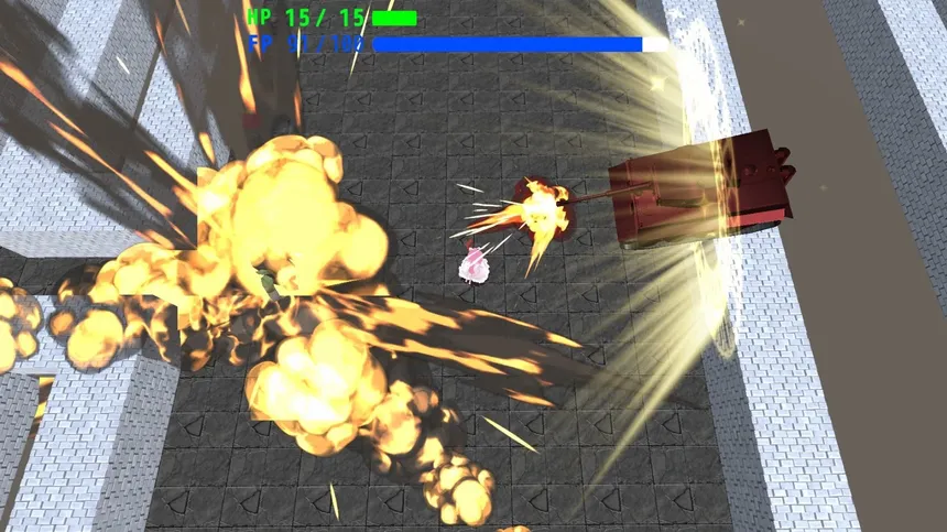 Скриншот 1 к игре Reconcile with cats [Cat + Tank + Ningen = RogueLike]