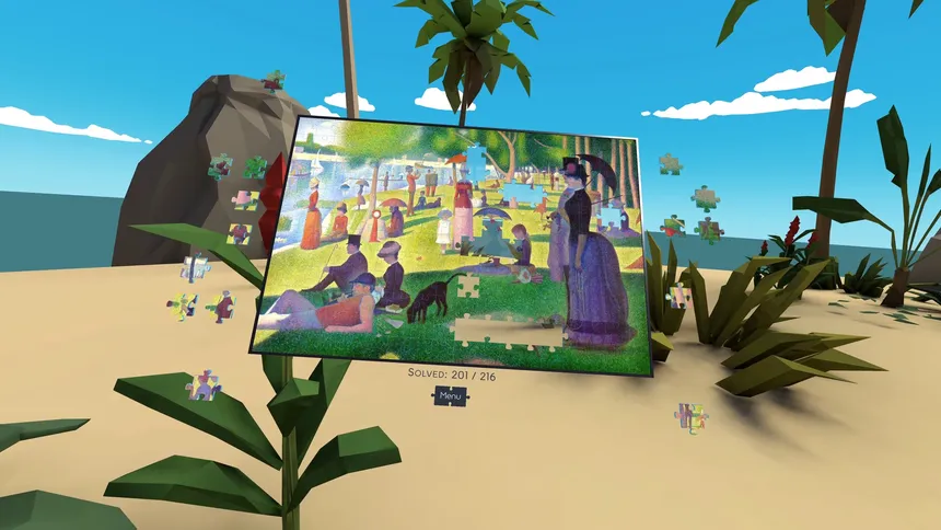 Скриншот 2 к игре Puzzle Me - The VR Jigsaw Game