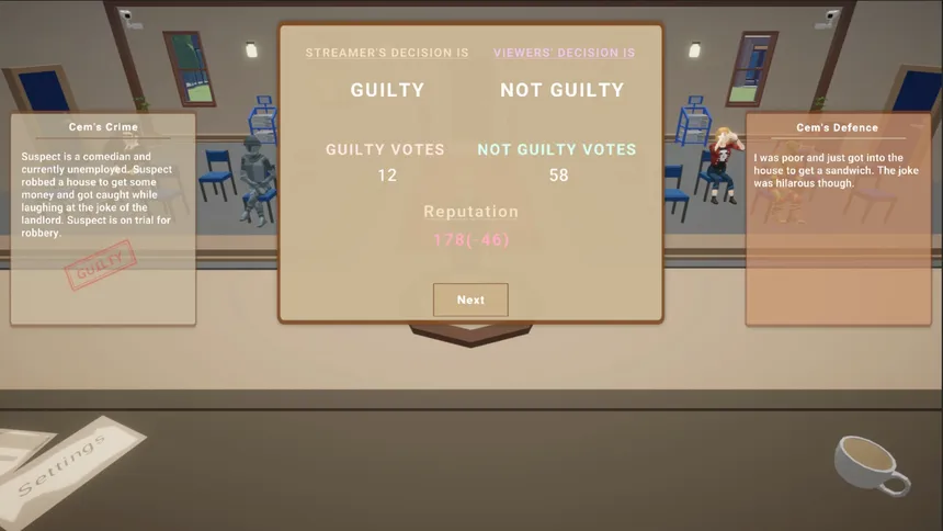 Скриншот 2 к игре Streamer's Court