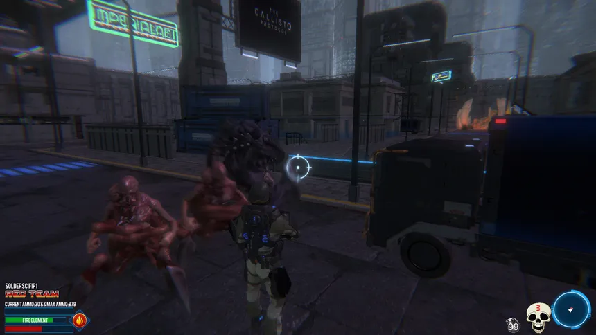Скриншот 1 к игре Elemental Warriors