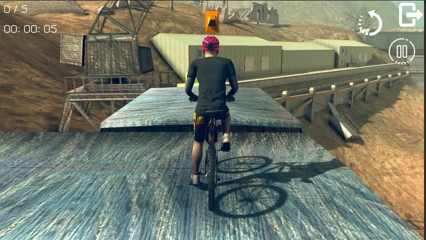 Скриншот 1 к игре Bicycle Challenge - Wastelands