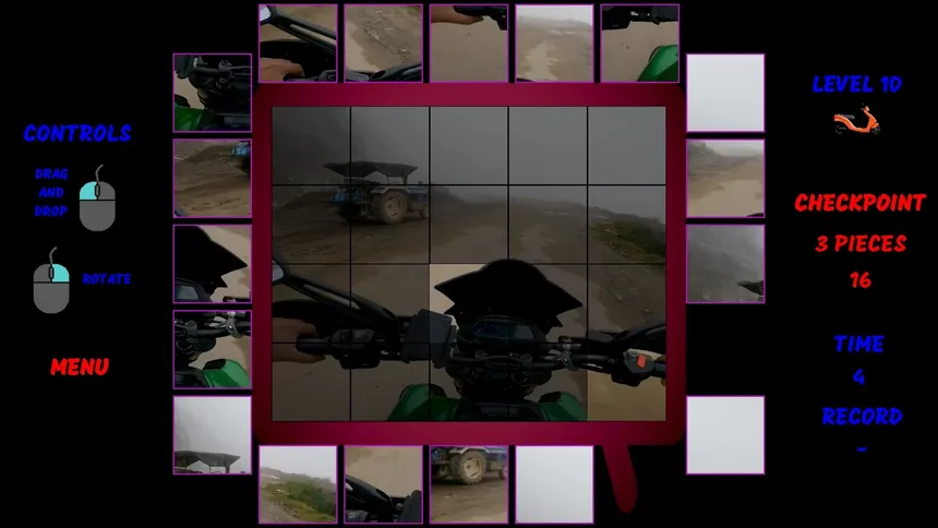 Скриншот 5 к игре Motorbike Video Puzzle