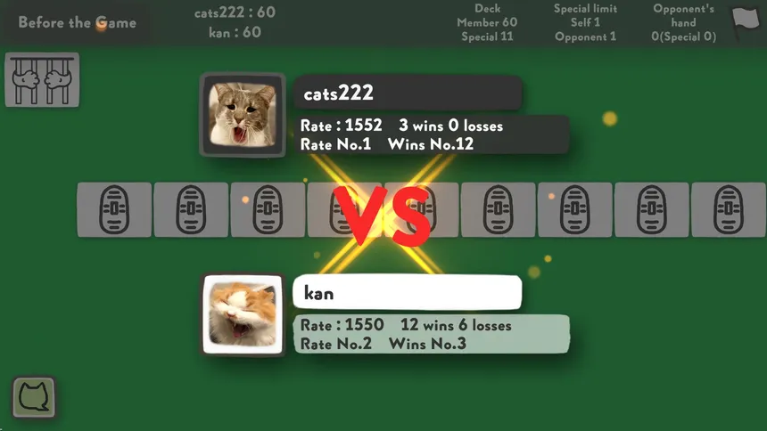 Скриншот 1 к игре Cats Yakuza - Online card game