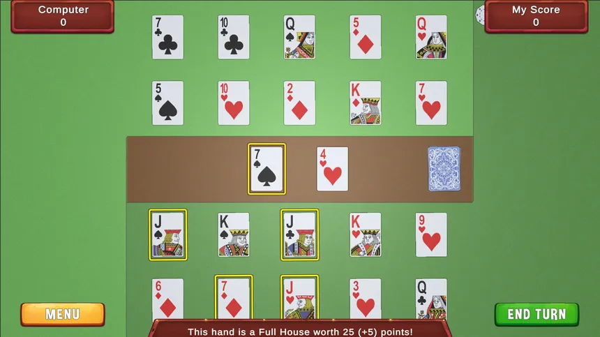 Скриншот 2 к игре Ten 2 Ten Poker