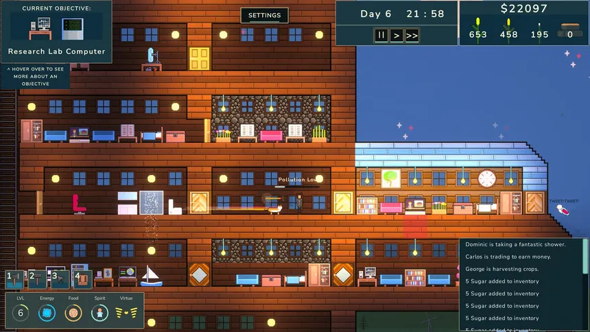 Скриншот 1 к игре HBTR - | Build | Farm | Harvest | Clean Pollution |