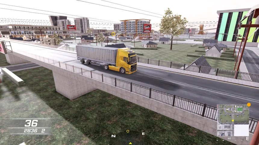 Скриншот 1 к игре Truck Simulator in City
