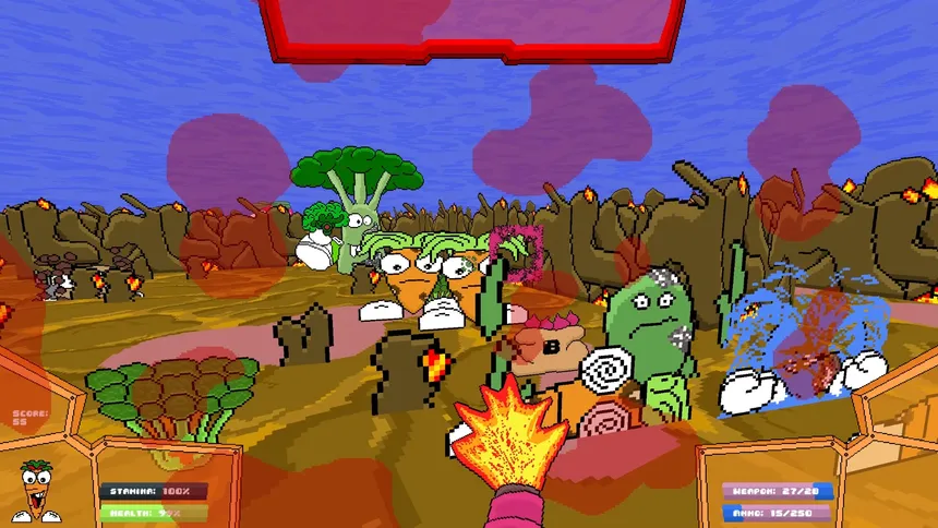 Скриншот 2 к игре Veg out Crew FPS