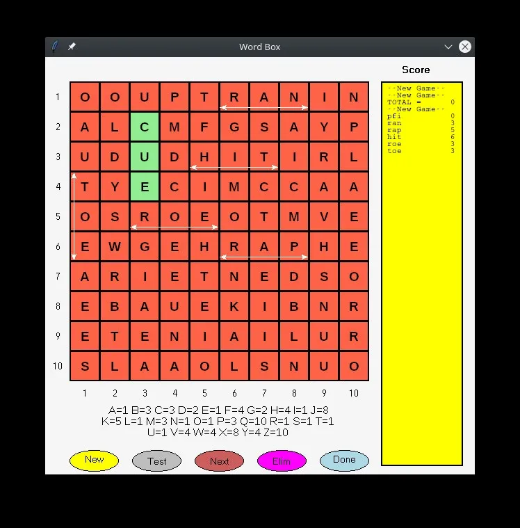 Скриншот 1 к игре WordBed