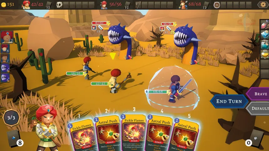 Скриншот 1 к игре Ragtag Heroes : Roguelite CO-OP Deckbuilder