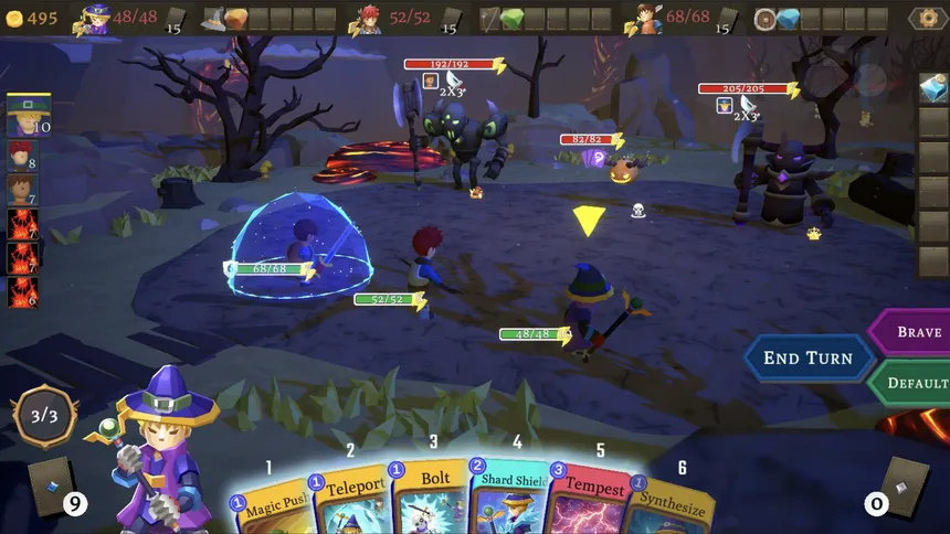 Скриншот 2 к игре Ragtag Heroes : Roguelite CO-OP Deckbuilder