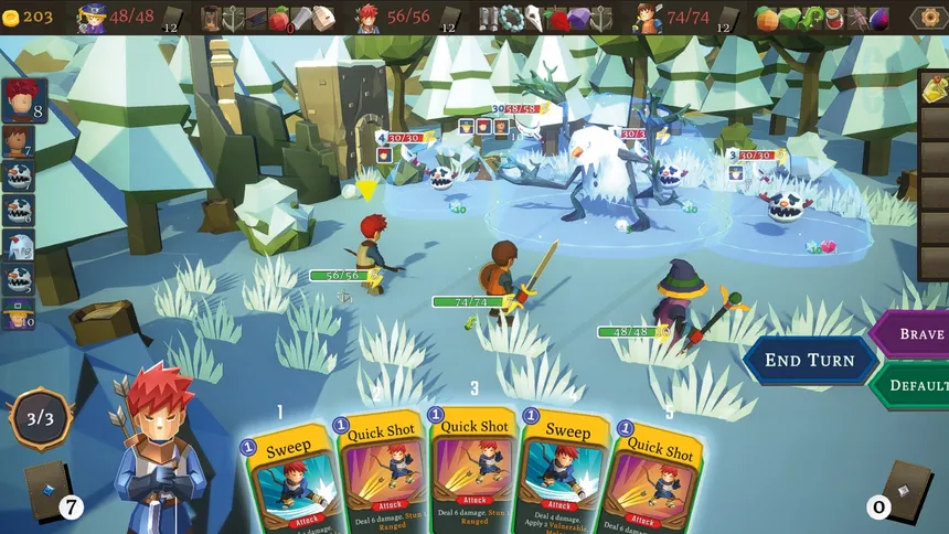 Скриншот 4 к игре Ragtag Heroes : Roguelite CO-OP Deckbuilder