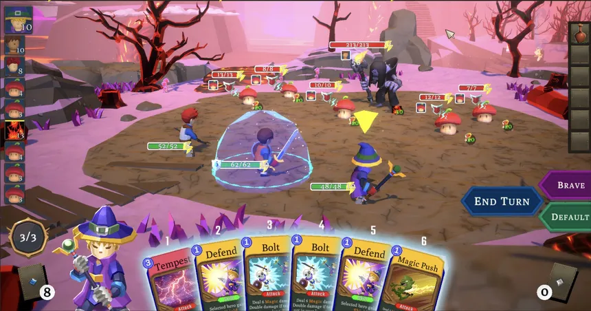 Скриншот 8 к игре Ragtag Heroes : Roguelite CO-OP Deckbuilder