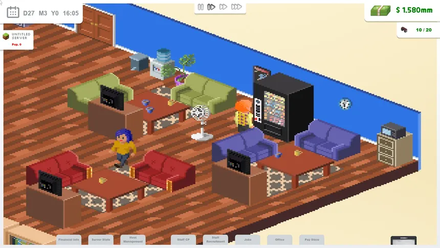 Скриншот 1 к игре Server Owner Tycoon