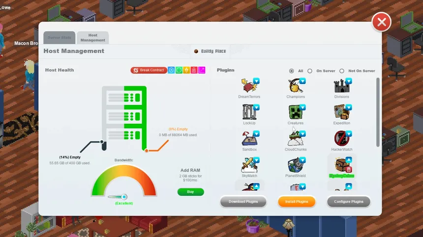 Скриншот 2 к игре Server Owner Tycoon