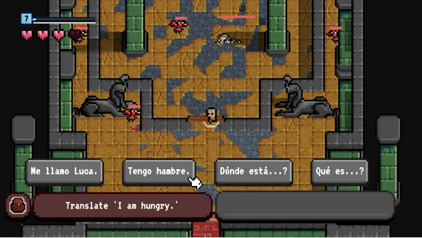 Скриншот 4 к игре Newcomer : A Language Learning RPG