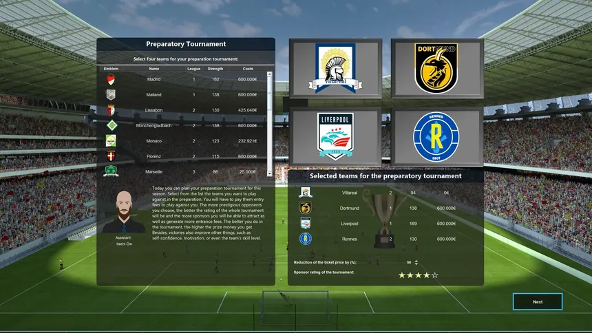 Скриншот 4 к игре European Football Dynasty 2023