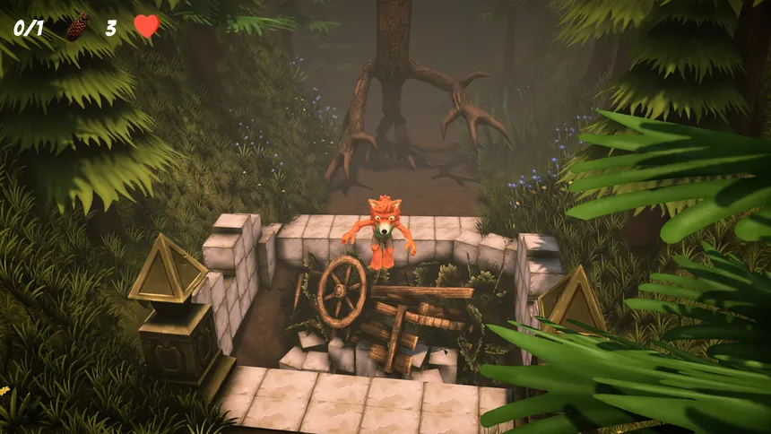 Скриншот 2 к игре Dash The Fox & Three Dreadful Pigs
