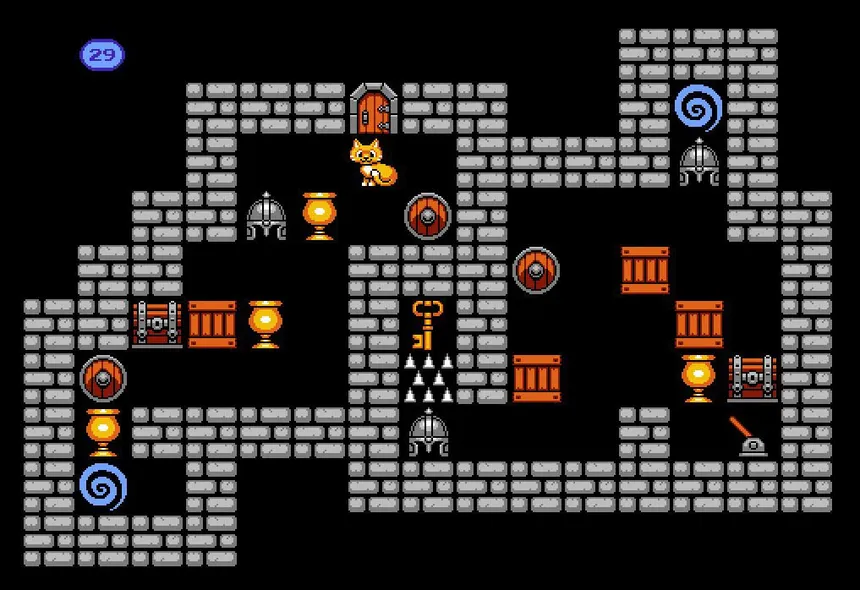 Скриншот 1 к игре Cat Dungeon