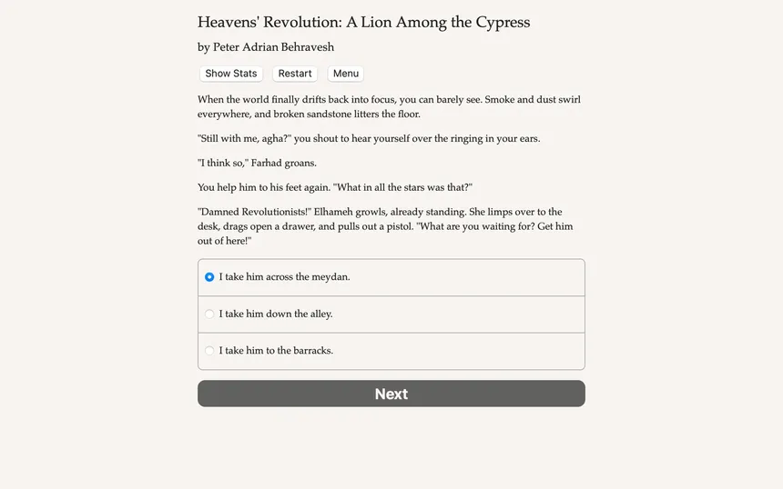 Скриншот 4 к игре Heavens' Revolution: A Lion Among the Cypress