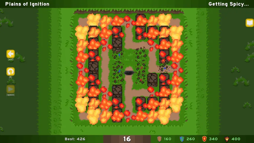 Скриншот 2 к игре Maze Ablaze