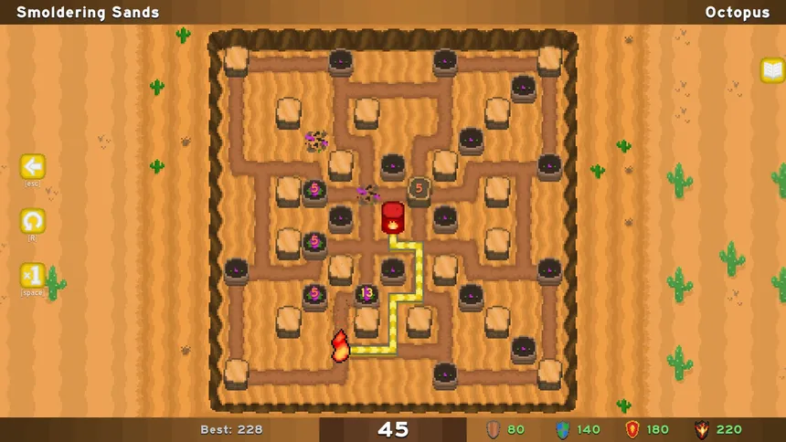 Скриншот 3 к игре Maze Ablaze