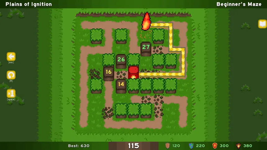 Скриншот 5 к игре Maze Ablaze