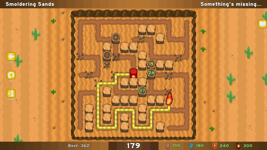 Скриншот 6 к игре Maze Ablaze