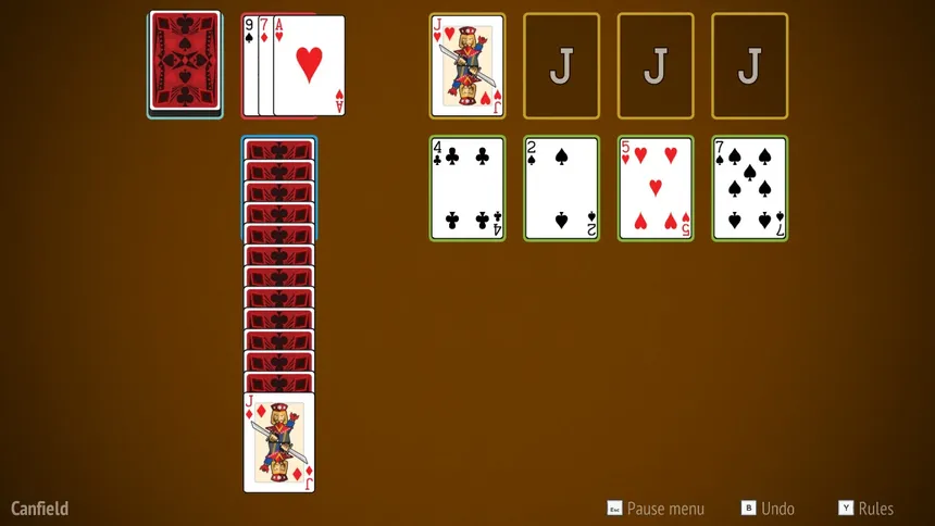 Скриншот 2 к игре Canfield Solitaire Collection