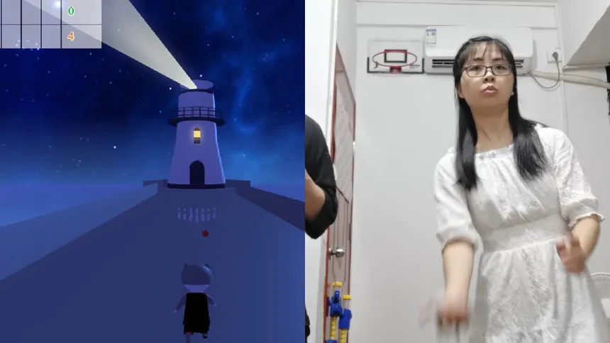 Скриншот 1 к игре 动物的游戏乐园（体感游戏）Party Of Forest(Motion Sensing Game)