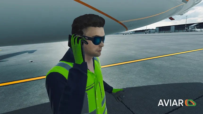 Скриншот 6 к игре Airport Ground Handling Simulator VR