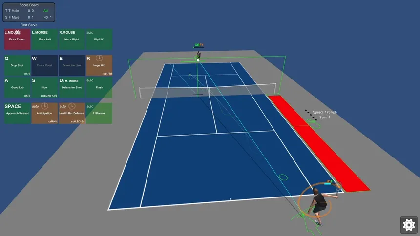 Скриншот 6 к игре Tennis the Menace