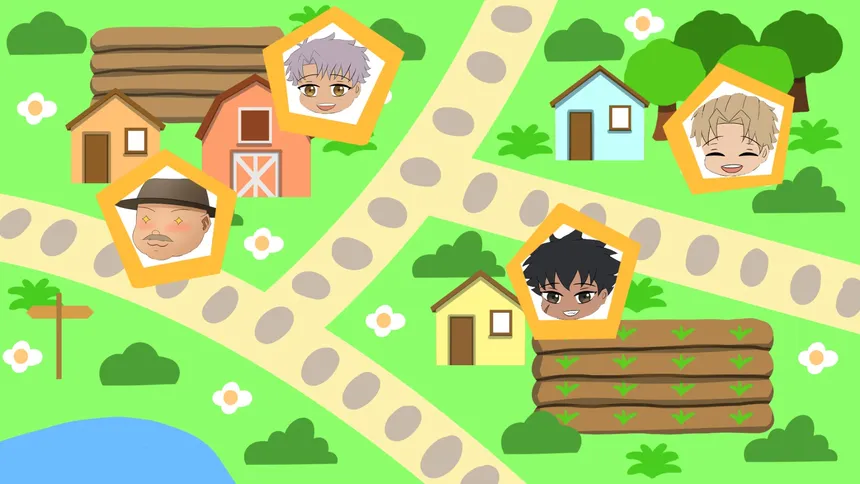 Скриншот 4 к игре Odd Guy Meets Odd Farmers - Comedy Boys Love (BL) Visual Novel