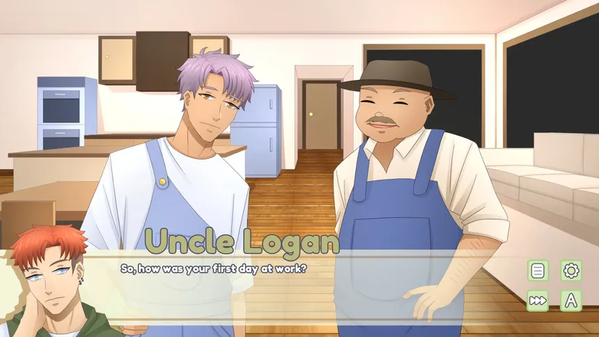 Скриншот 7 к игре Odd Guy Meets Odd Farmers - Comedy Boys Love (BL) Visual Novel