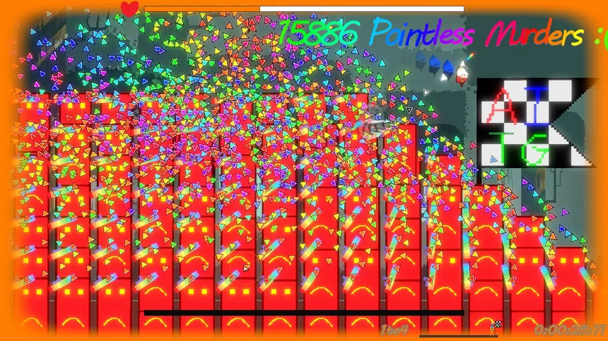 Скриншот 4 к игре A2C:Ayry seems to be playtesting a 2D runner shooter from Cci