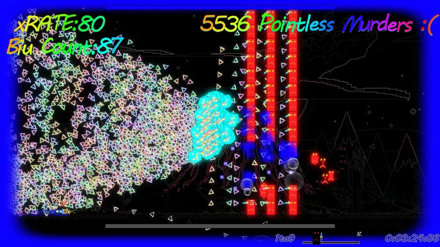 Скриншот 8 к игре A2C:Ayry seems to be playtesting a 2D runner shooter from Cci